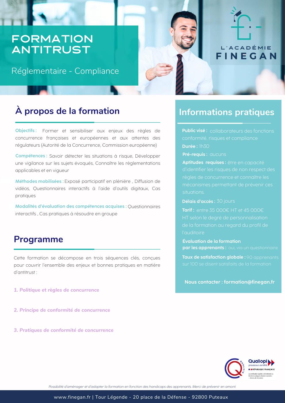 Formation antitrust
