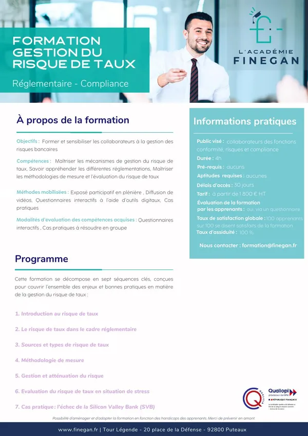 Formation Gestion du risque de taux